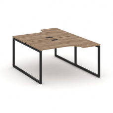 Style Project Рабочая станция эргоном. SN-4O.DRPA-002 Дуб Табак/Металл Черный 1580*1232/1992*750