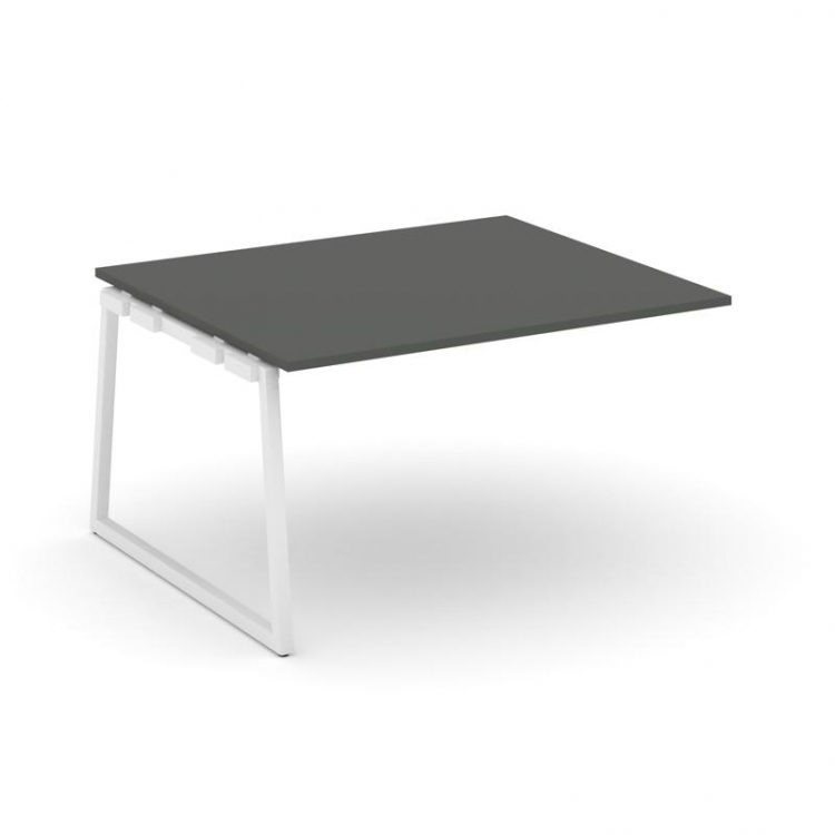 Style Project Проходной наб. элем. перег. стола SN-4T1.NSPRG-034.3 Антрацит/Металл Белый 1580*1180*7