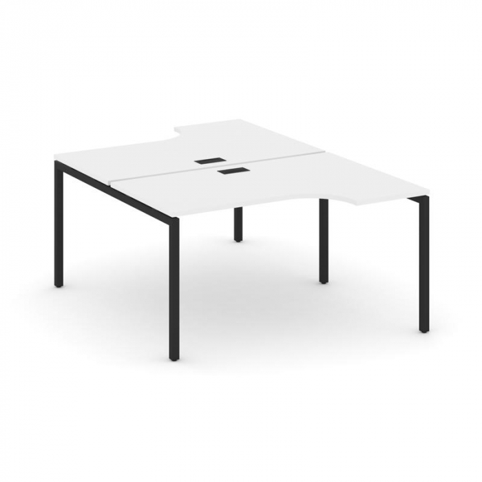 Style Project Рабочая станция эргоном. SN-4P.DRPA-002 Белый/Металл Черный 1580*1232/1992*750