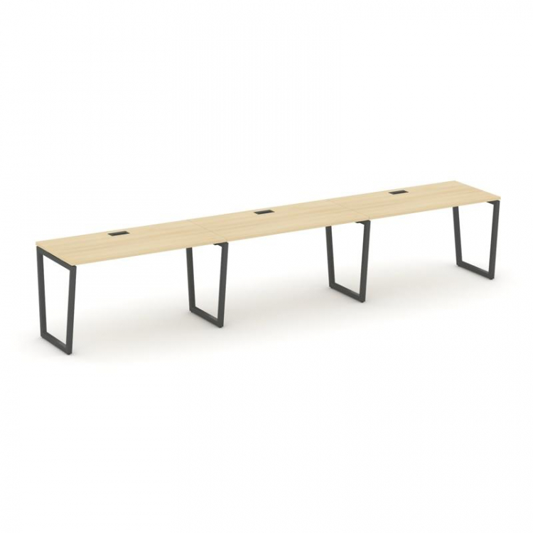 Style Project Рабочая станция 1 сторон. SN-4T2.ORS-031 Акация Лорка/Металл Антрацит/Заглушка Пластик