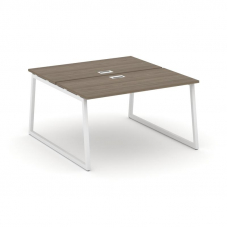 Style Project Рабочая станция 2-х сторон. SN-4T1.DRS-023 Вяз Благородный/Металл Белый/Заглушка Пласт