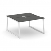 Style Project Рабочая станция 2-х сторон. SN-4T1.DRS-004 Антрацит/Металл Белый/Заглушка Пластик Белы
