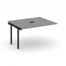 Стайл Проджект Проходной наборный элемент переговорного стола SN-4P.NSPRG-032 Серый Пепел/Металл Чер