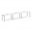 Style Project Рабочая станция 1 сторон. SN-4P.ORS-042 Белый/Металл Серый 3540*700*750