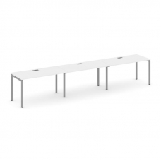 Style Project Рабочая станция 1 сторон. SN-4P.ORS-042 Белый/Металл Серый 3540*700*750