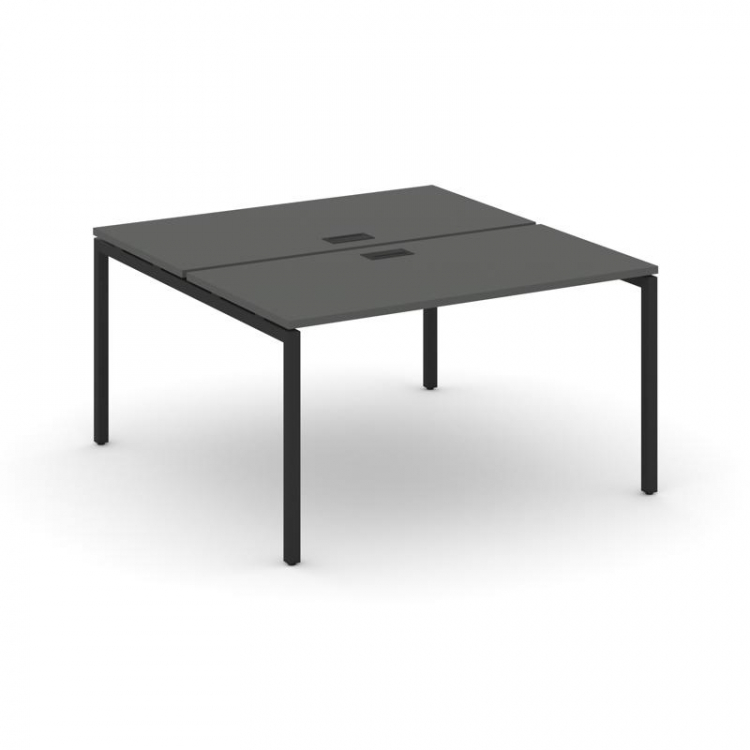 Style Project Рабочая станция 2-х сторон. SN-4P.DRS-002 Антрацит/Металл Черный 1180*1232*750
