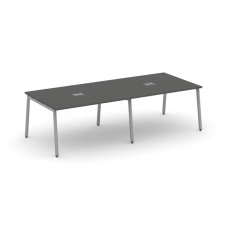 Style Project Стол переговорный SN-4A.SPRG-044 Антрацит/Металл Серый 3160*1180*750