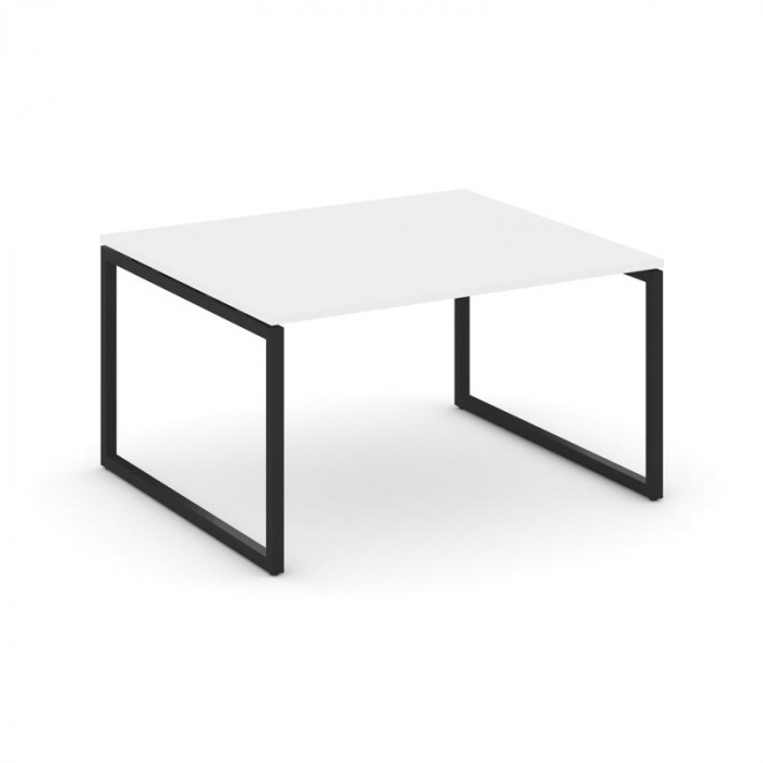 Style Project Стол переговорный SN-4O.SPRG-032.3 Белый/Металл Черный 1180*1180*750
