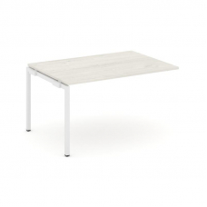 Style Project Проходной наб. элем. перег. стола SN-4P.NSPRG-001.3 Дуб Наварра/Металл Белый 980*980*7