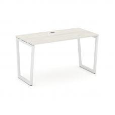 Style Project Стол письменный SN-4T2.SP-025 Дуб Наварра/Металл Белый/Заглушка Пластик Белый 1780*800