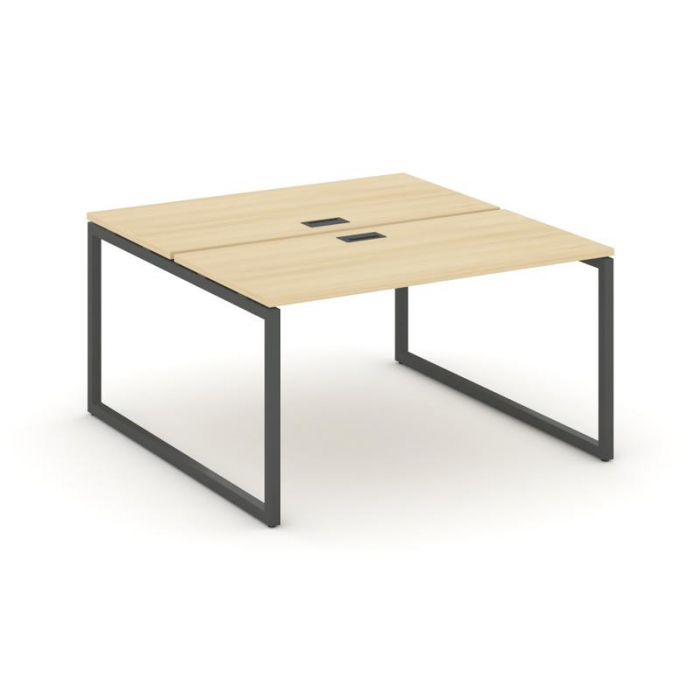 Style Project Рабочая станция 2-х сторон. SN-4O.DRS-003 Акация Лорка/Металл Антрацит 1380*1232*750