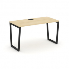 Style Project Стол письменный SN-4T2.SP-003 Акация Лорка/Металл Черный/Заглушка Пластик Черный 1380*