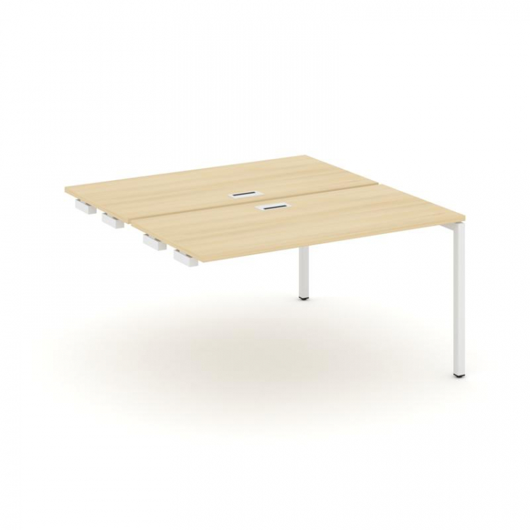 Style Project Стол-приставка к опор. элем. SN-4P.DPRS-003 Акация Лорка/Металл Белый 1380*1232*750