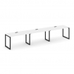 Style Project Рабочая станция 1 сторон. SN-4O.ORS-031 Белый/Металл Черный 2940*600*750
