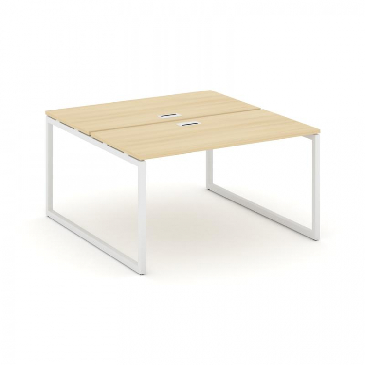 Style Project Рабочая станция 2-х сторон. SN-4O.DRS-022 Акация Лорка/Металл Белый 1180*1632*750