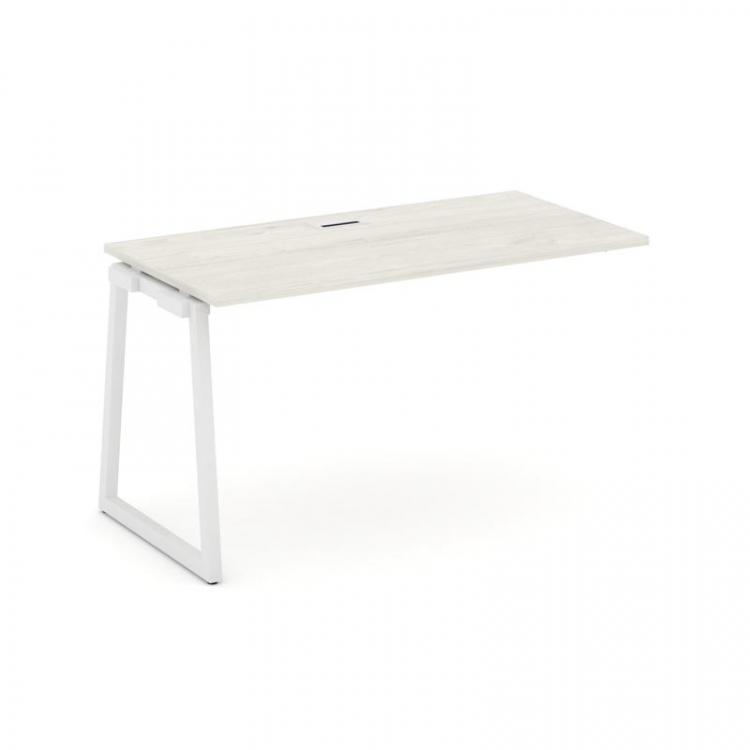 Style Project Проходной наб. элем. SN-4T1.ONRS-022 Дуб Наварра/Металл Белый/Заглушка Пластик Белый 1