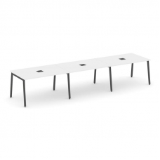 Style Project Стол переговорный SN-4A.SPRG-023 Белый/Металл Антрацит 4410*980*750