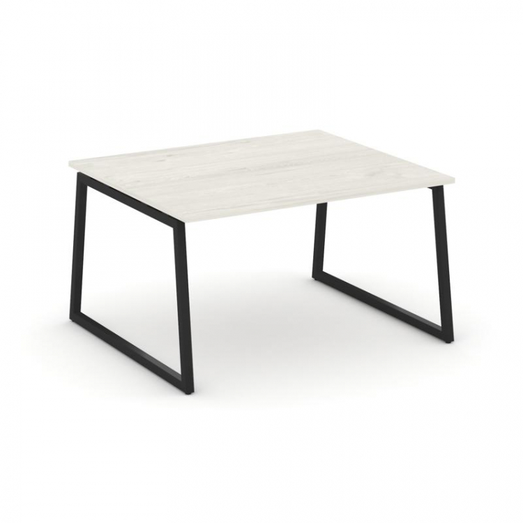Style Project Стол переговорный SN-4T1.SPRG-033.3 Дуб Наварра/Металл Черный 1380*1180*750