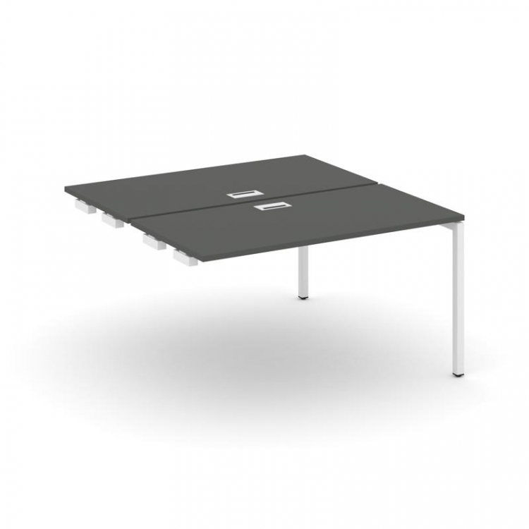 Style Project Стол-приставка к опор. элем. SN-4P.DPRS-023 Антрацит/Металл Белый 1380*1632*750