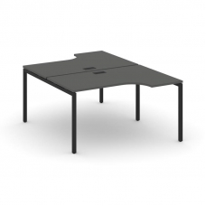 Style Project Рабочая станция эргоном. SN-4P.DRPA-002 Антрацит/Металл Черный 1580*1232/1992*750