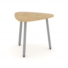 Style Project Стол переговорный SN-4.SPRG-70.3 Тиквуд Светлый/Металл Серый 900*900*750