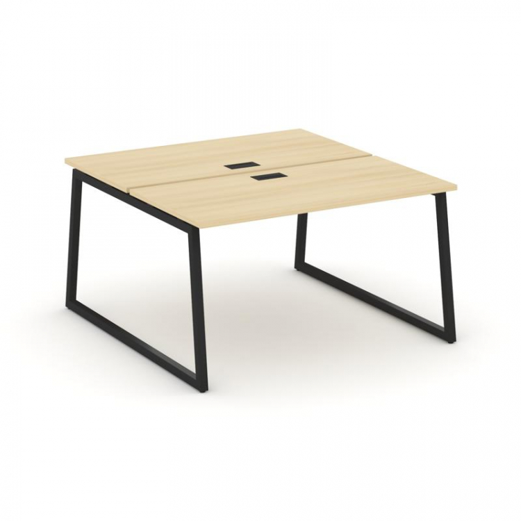 Style Project Рабочая станция 2-х сторон. SN-4T1.DRS-012 Акация Лорка/Металл Черный/Заглушка Пластик