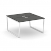 Style Project Рабочая станция 2-х сторон. SN-4T2.DRS-004 Антрацит/Металл Белый/Заглушка Пластик Белы