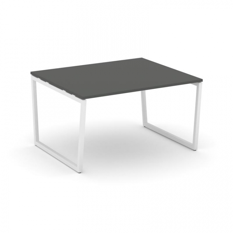 Style Project Стол переговорный SN-4T2.SPRG-034.3 Антрацит/Металл Белый 1580*1180*750