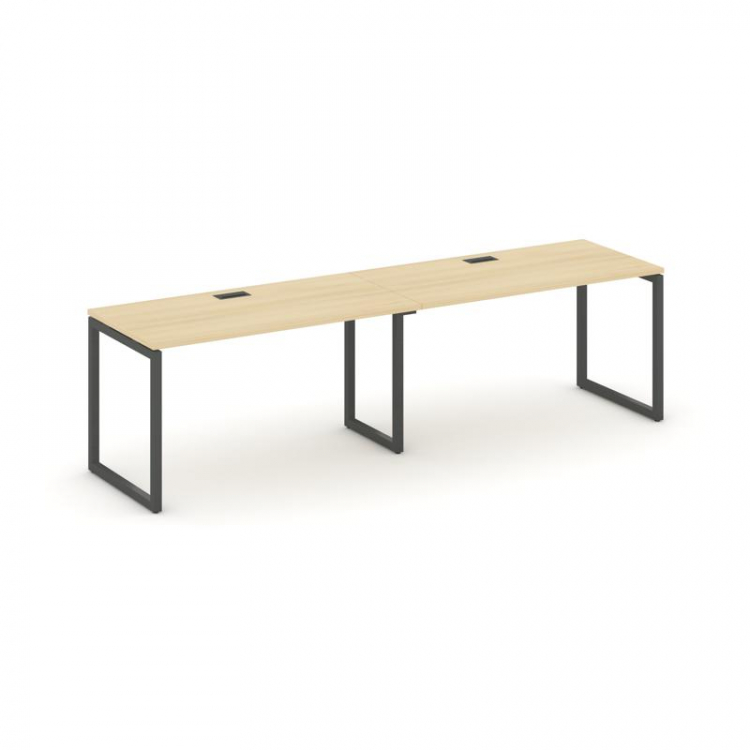 Style Project Рабочая станция 1 сторон. SN-4O.ORS-001 Акация Лорка/Металл Антрацит 1960*600*750