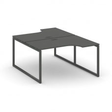 Style Project Рабочая станция эргоном. SN-4O.DRPA-021 Антрацит/Металл Антрацит 1380*1632/1992*750