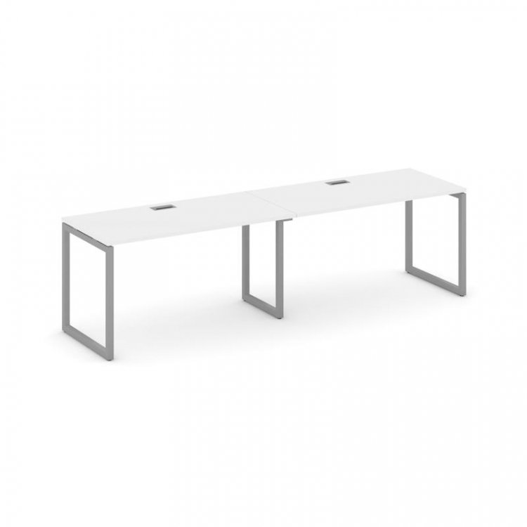 Style Project Рабочая станция 1 сторон. SN-4O.ORS-022 Белый/Металл Серый 2360*800*750