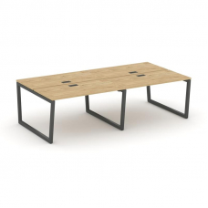 Style Project Рабочая станция 2-х сторон. SN-5T2.DRS-033 Тиквуд Светлый/Металл Антрацит/Заглушка Пла