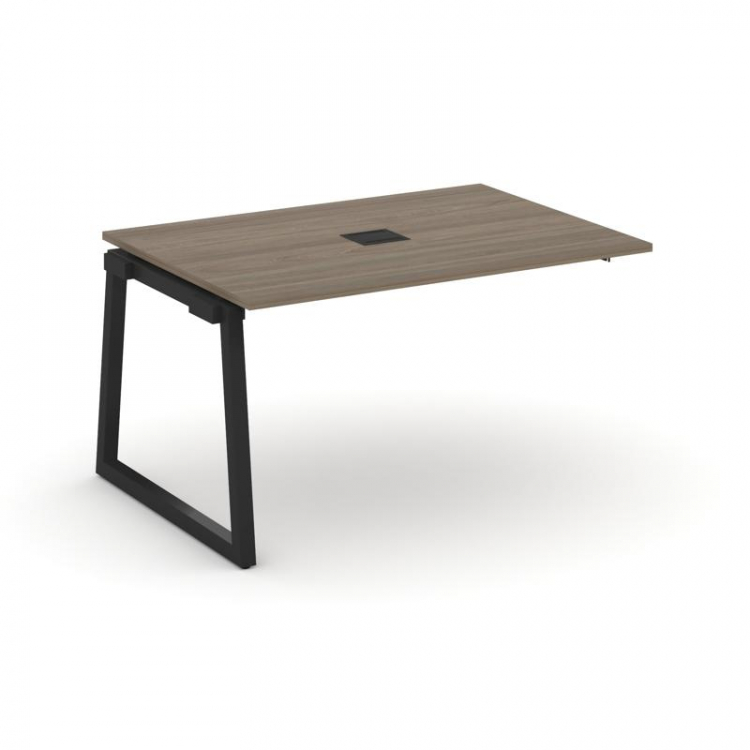 Style Project Проходной наб. элем. перег. стола SN-5T1.NSPRG-002 Вяз Благородный/Металл Черный/Заглу