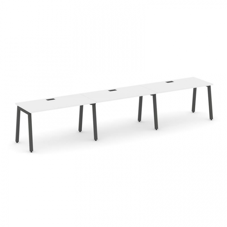 Style Project Рабочая станция 1 сторон. SN-5A.ORS-042 Белый/Металл Антрацит 3540*700*750