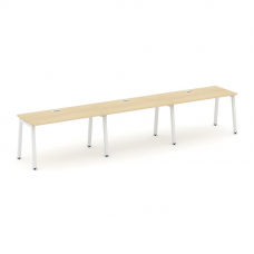 Style Project Рабочая станция 1 сторон. SN-5A.ORS-032 Акация Лорка/Металл Белый 3540*600*750