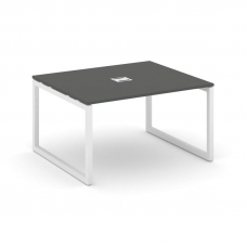 Стайл Проджект Стол переговорный SN-5O.SPRG-033 Антрацит/Металл Белый 1380*1180*750