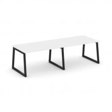 Style Project Стол переговорный SN-5T1.SPRG-014.3 Белый/Металл Черный 3160*980*750