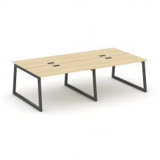 Style Project Рабочая станция 2-х сторон. SN-5T1.DRS-044 Акация Лорка/Металл Антрацит/Заглушка Пласт