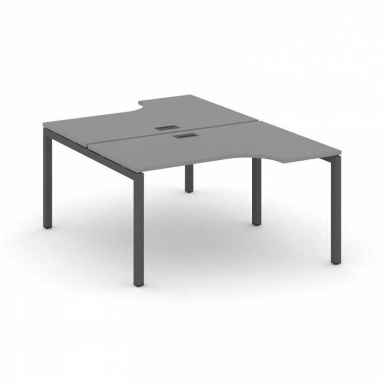 Стайл Проджект Рабочая станция эргономичная SN-5P.DRPA-001 Серый Пепел/Металл Антрацит 1380*1232/199