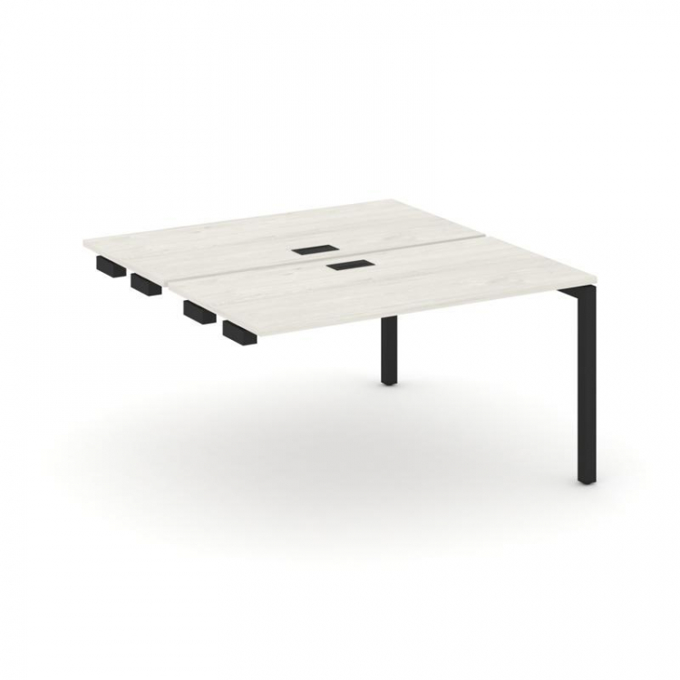 Style Project Стол-приставка к опор. элем. SN-5P.DPRS-014 Дуб Наварра/Металл Черный 1580*1432*750