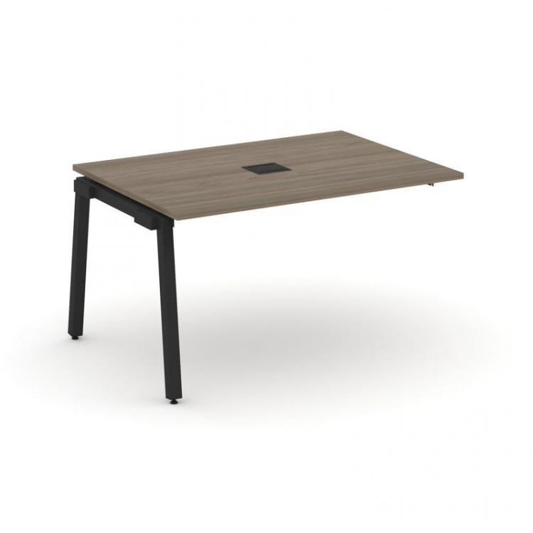 Style Project Проходной наб. элем. перег. стола SN-5A.NSPRG-003 Вяз Благородный/Металл Черный 1380*9