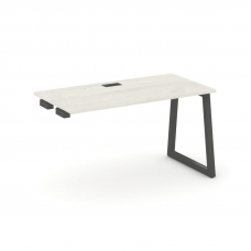 Style Project Стол-приставка к опор. элем. SN-5T1.OPRS-024 Дуб Наварра/Металл Антрацит/Черный Пласти