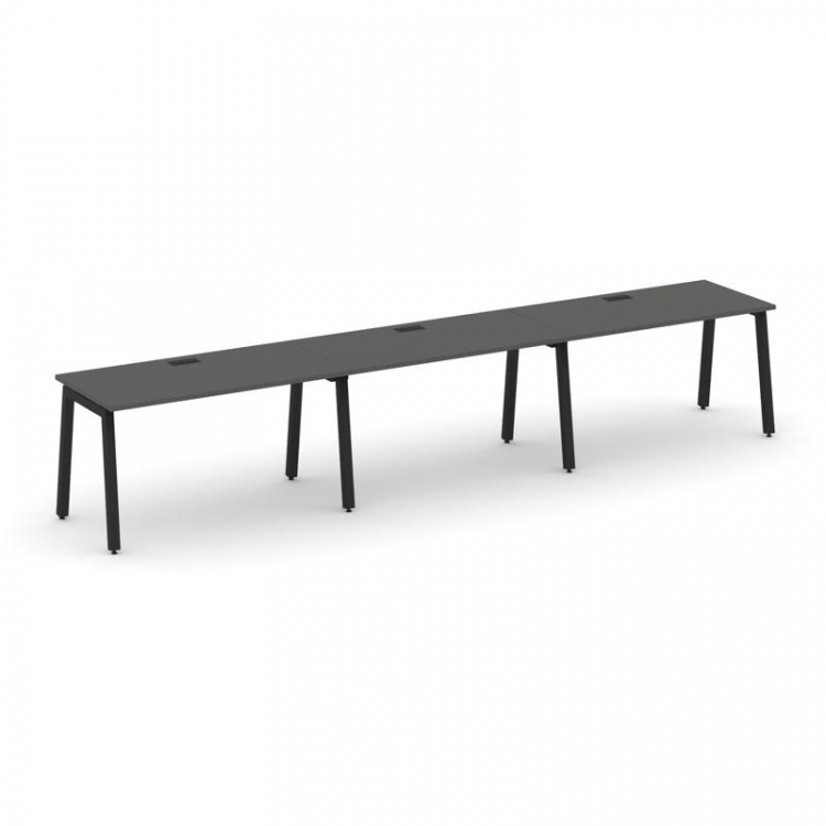 Style Project Рабочая станция 1 сторон. SN-5A.ORS-032 Антрацит/Металл Черный 3540*600*750