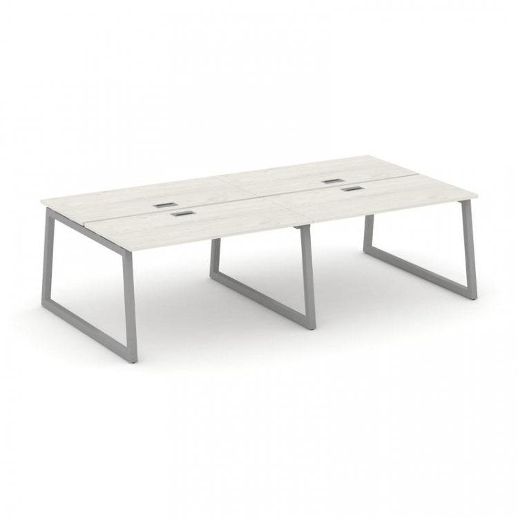 Style Project Рабочая станция 2-х сторон. SN-5T1.DRS-053 Дуб Наварра/Металл Серый/Заглушка Пластик С