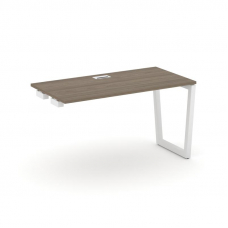 Style Project Стол-приставка к опор. элем. SN-5T2.OPRS-023 Вяз Благородный/Металл Белый/Заглушка Пла