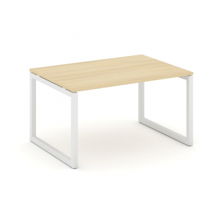 Style Project Стол переговорный SN-5O.SPRG-001.3 Акация Лорка/Металл Белый 980*980*750