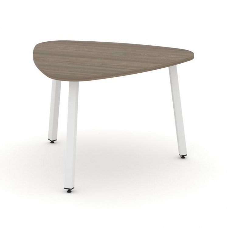 Style Project Стол переговорный SN-5.SPRG-71.3 Вяз Благородный/Металл Белый 1200*1200*750