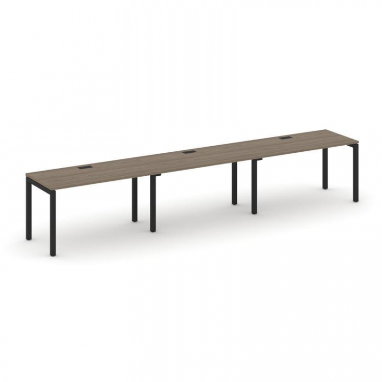 Style Project Рабочая станция 1 сторон. SN-5P.ORS-032 Вяз Благородный/Металл Черный 3540*600*750