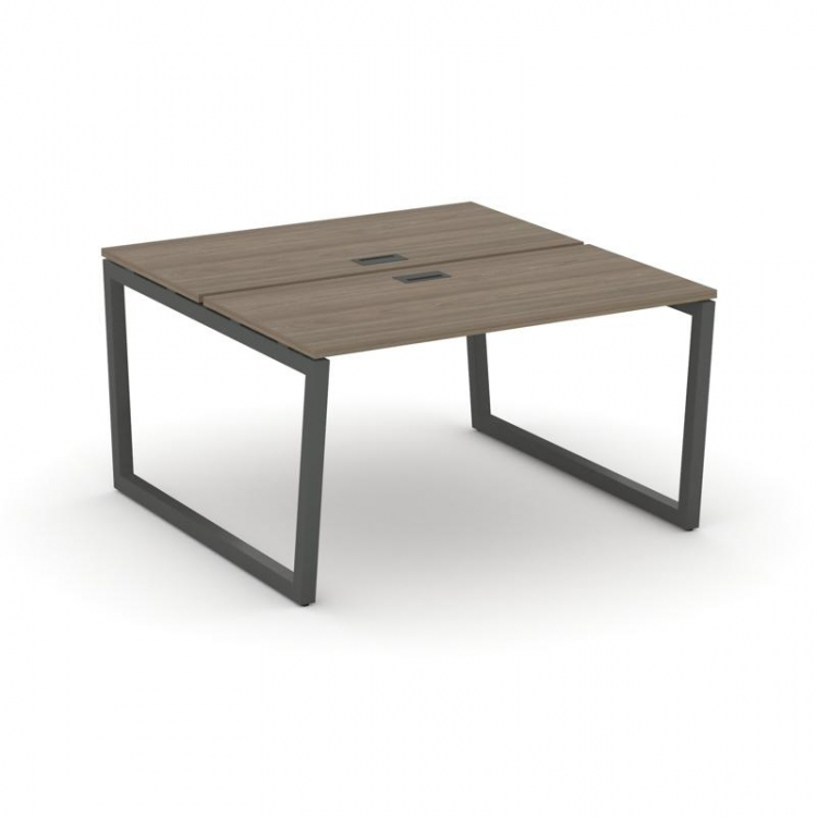 Style Project Рабочая станция 2-х сторон. SN-5T2.DRS-011 Вяз Благородный/Металл Антрацит/Черный Плас