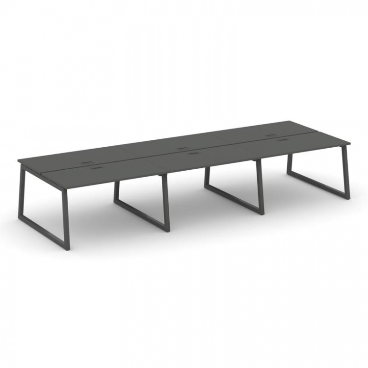 Style Project Рабочая станция 2-х сторон. SN-5T1.DRS-073 Антрацит/Металл Антрацит/Черный Пластик 414